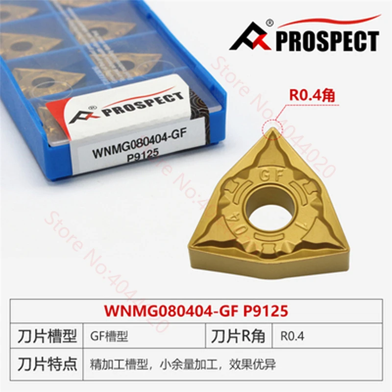 Inserções do Carboneto de Wnmg Wnmg080404 Wnmg080408 Wnmg080412 P9125 Ps530a P3135 P6205 P8125