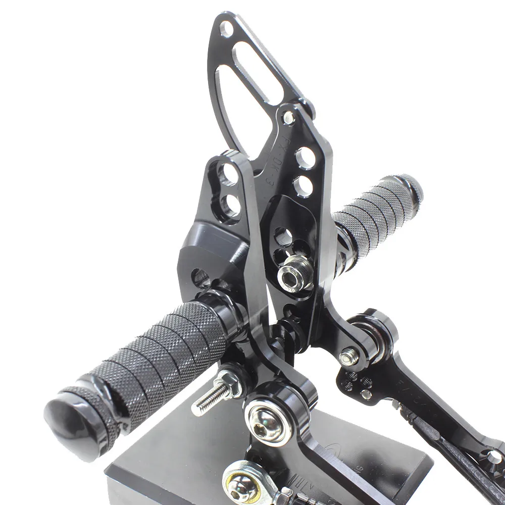 FOR Ducati STREETFIGHTER 848 1100 CNC Aluminum Adjustable Motorcycle Rearset Rear Set Foot Pegs Pedal Footrest STREETFIGHTER 848