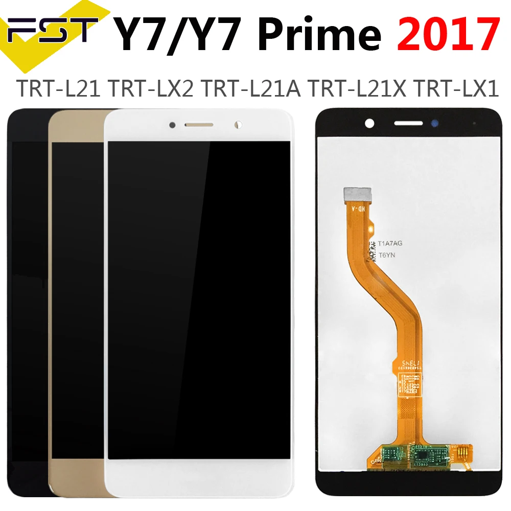 For Huawei Y7 Prime 2017 LCD Y7 2018 Display TRT- TL00 LX1 L21X Touch Screen Display Digitizer For HUAWEI Y7 2019 LCD DUB-LX1