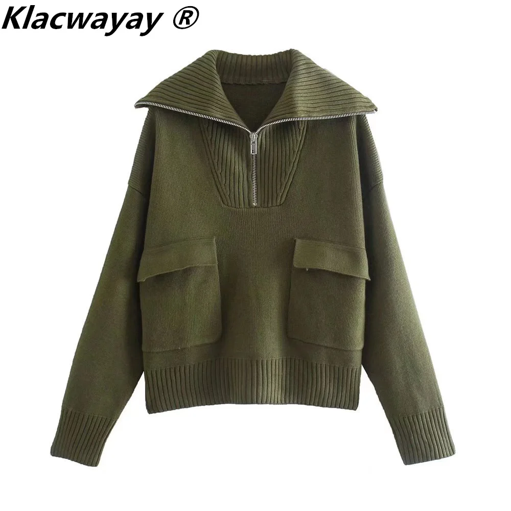 Knitted Skirt Suits For Women Two Piece Set Women Skirt Zipper Solid Color Tops High-Waisted Mini Skirt 2021 Women Knitted Suit