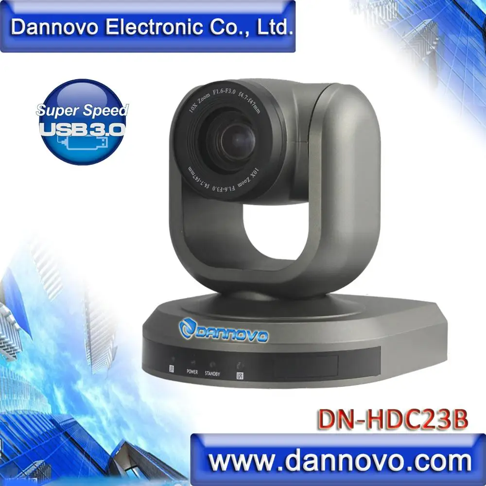 Free Shipping:DANNOVO USB3.0 HD Video Conference Camera for Conferencing Room, 10X Optical Zoom, Ceiling/Wall Mount(DN-HDC23B)