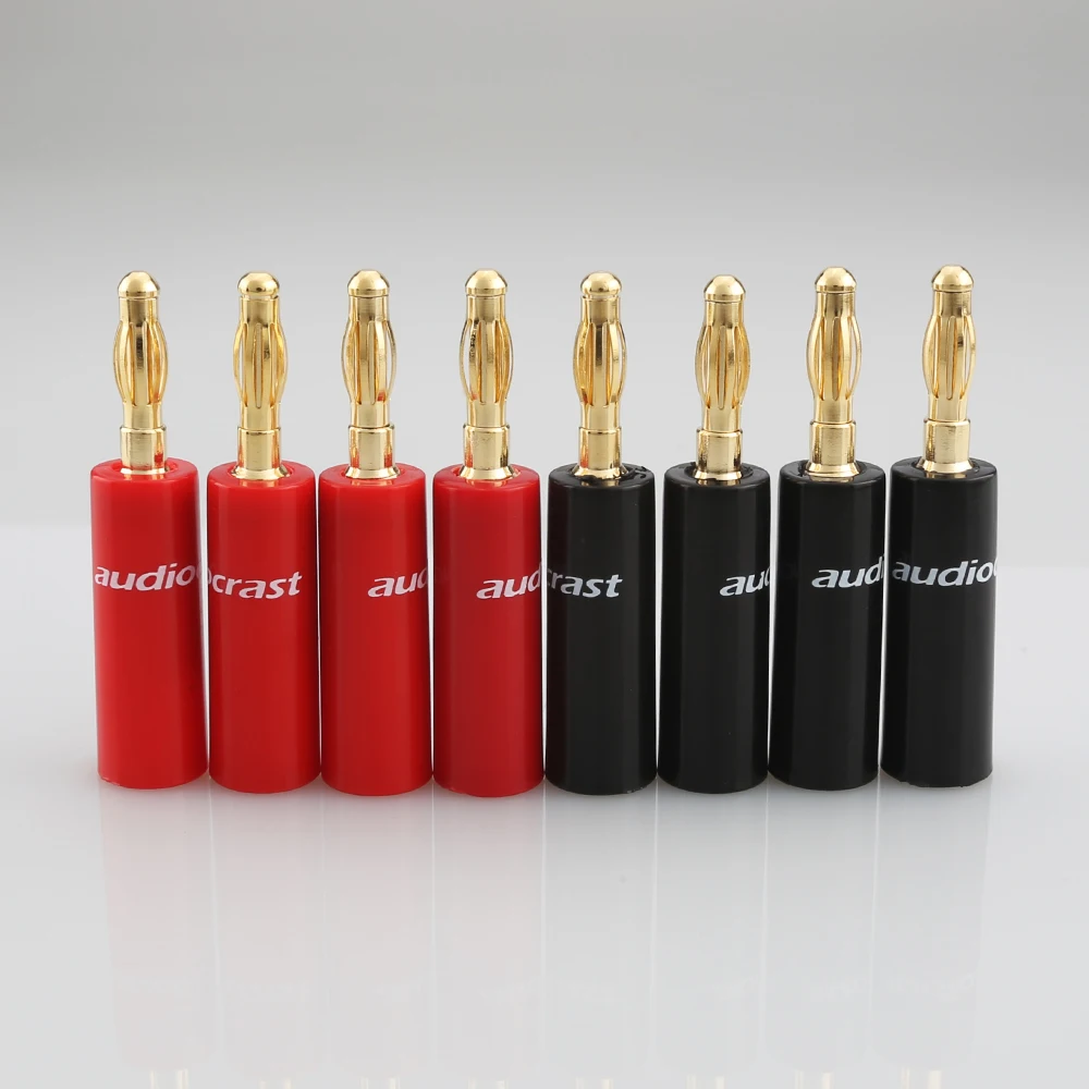 Hochwertiger B837G Bananenstecker Audiocrast 24k Vergoldeter 4mm Bananenstecker Hifi-Lautsprecherkabel-Verbinder – Detail 13