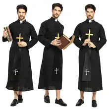 Black Priest Costume for Events #5