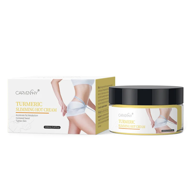 

100ml Carvenchy Turmeric Slimming Hot Cream Firming Skin Turmeric Slimming Cream Free Shipping