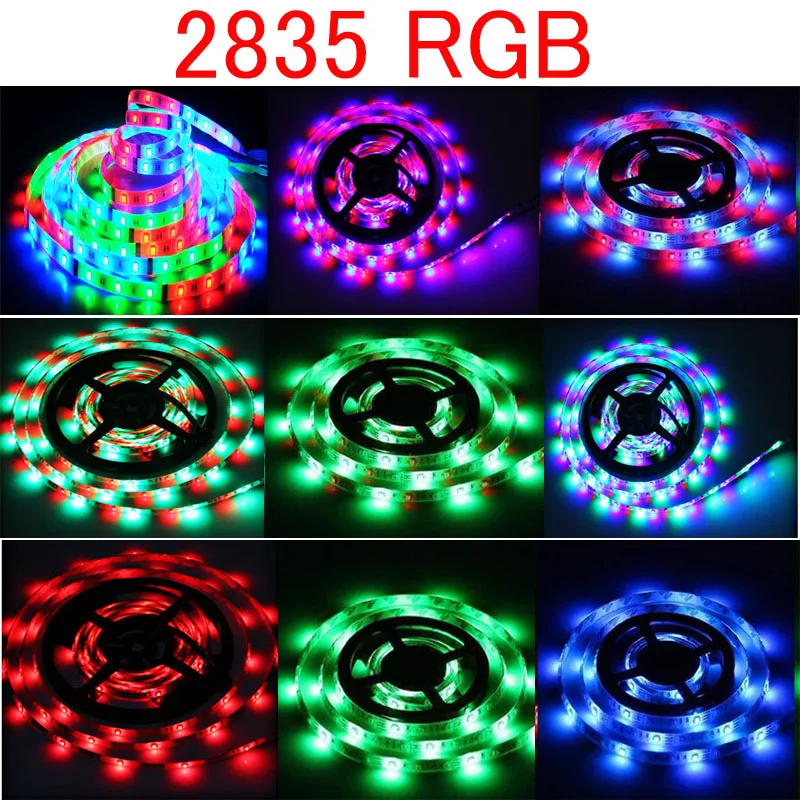 Waterproof 12V LED Strip Light 60 LED/m Warm White Flexible LED Strip Light 1m 2m 3m 4m 5m Replacement for 5050 RGB Black PCB