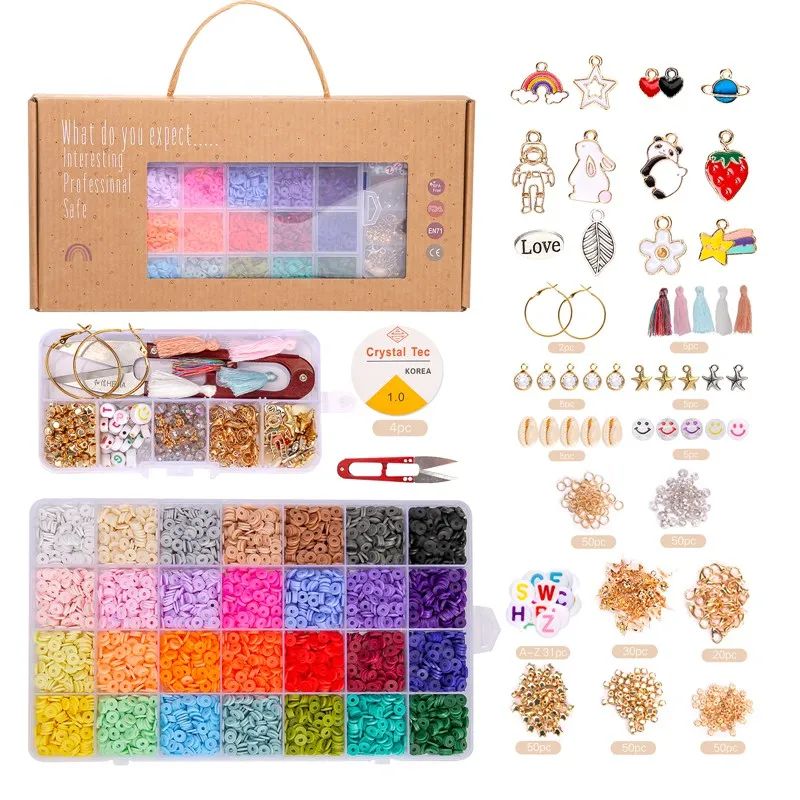 Fai da te perline fatte a mano giocattolo per bambini Hama perline Set kit per artigianato per bambini fare collana braccialetto con nome gioielli giocattoli ragazza