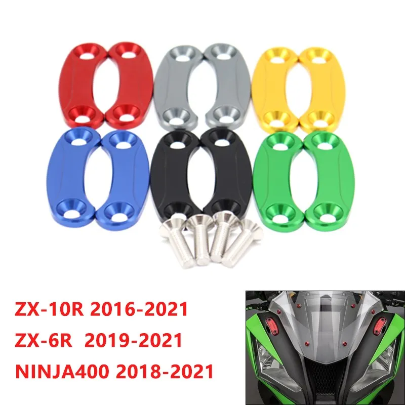 

Mirror Code for Kawasaki ZX-6R 2016-2020 ZX-10R 2019-2021 for Kawasaki Ninja 400 2018-2021 Motorcycle Rearview Mirror Decoration