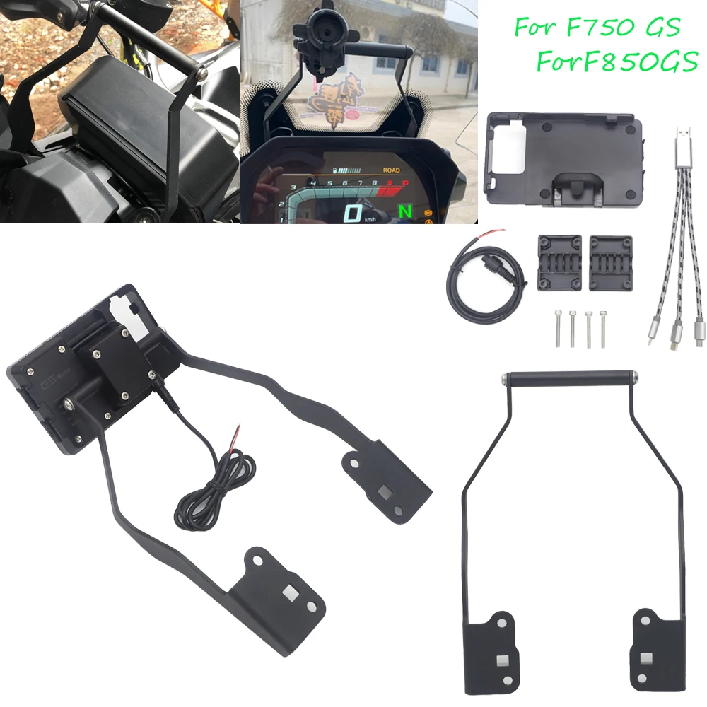 2019 New F750 GS F850 GS F750GS F850GS Stand Holder Mobile Phone GPS Navigation Plate Bracket For BMW 2018 2019 F750GS F850GS