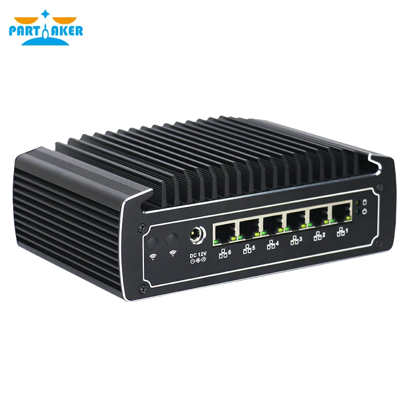 Imagem -03 - Participante-mini pc Intel i5 8250u Quad Core Fanless 3867u com Lan 6x1000m i7 8550u Firewall Pfsense