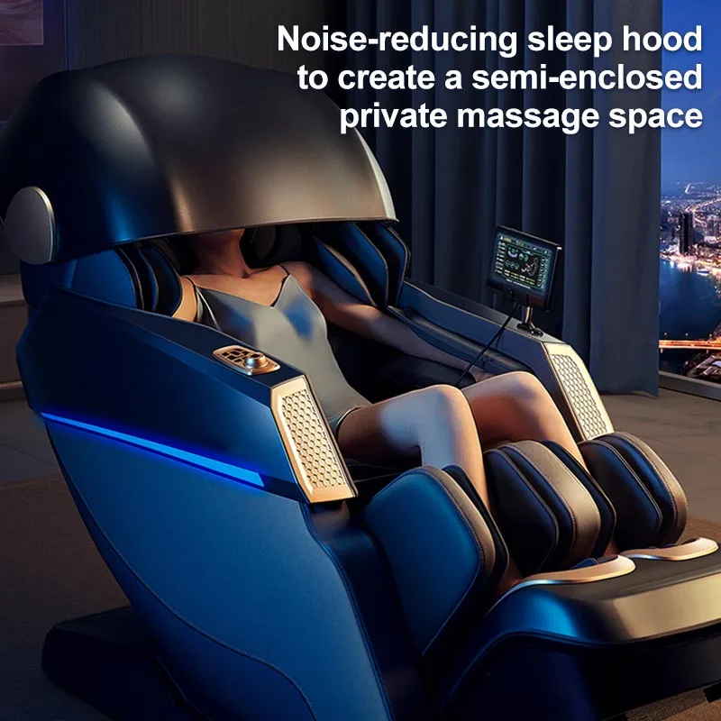 Zero Gravity Massage Chair Negative Oxygen Ion with Noise Reduction Hood Intelligent Induction Body Detection voice control Sofa