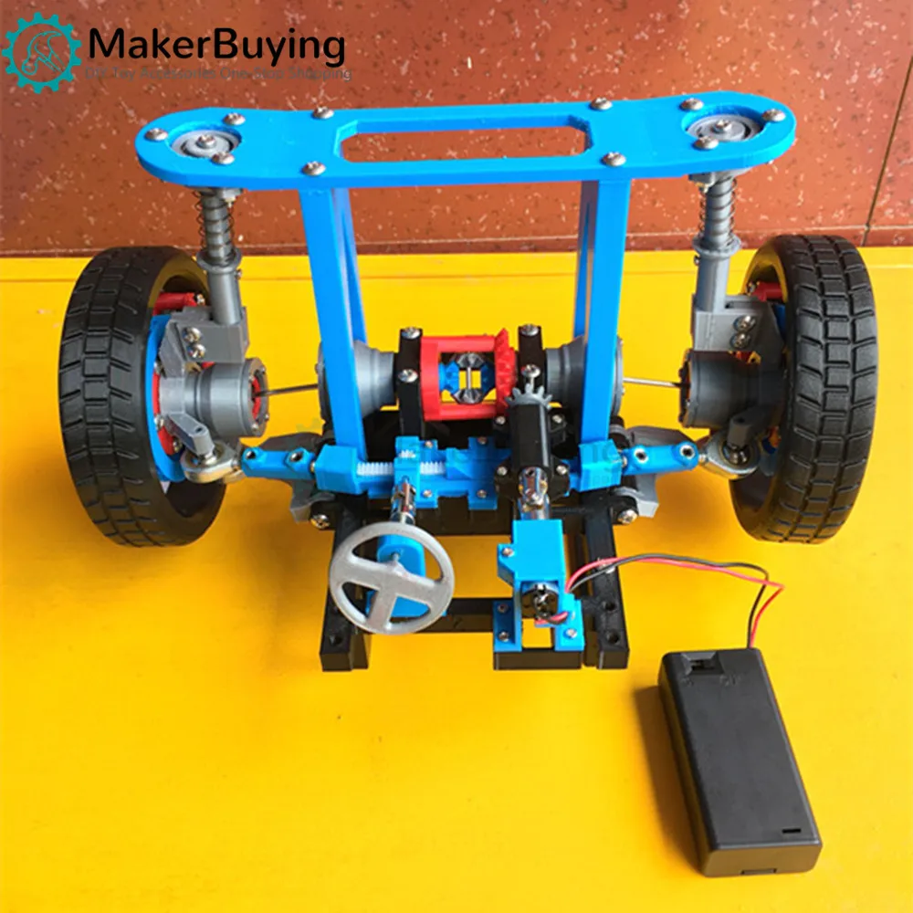 MacPherson vehicle steering differential axle shaft and other mechanical damping cage structure model 3D printing