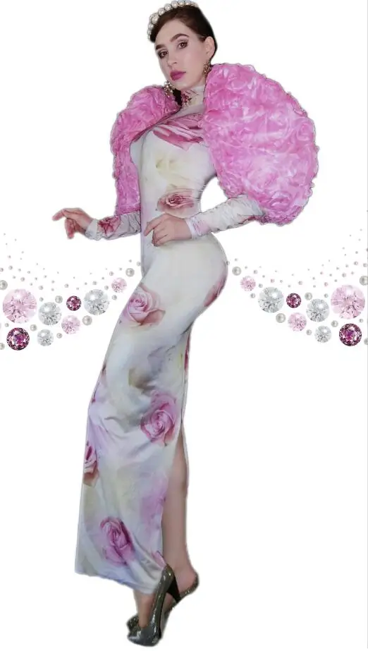 vestido-largo-rosa-con-diseno-de-rosas-spandex-para-actuaciones-cumpleanos-baile-de-graduacion-fiesta-traje-de-bailarina
