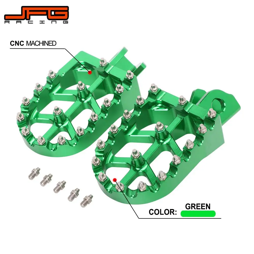 Motorcycle Foot Pegs Pedals Rests Footpegs For KAWASAKI KLX150L 2014-2021 KLX150BF 2017 KLX230 KLX230R KLX230S 2020-2023