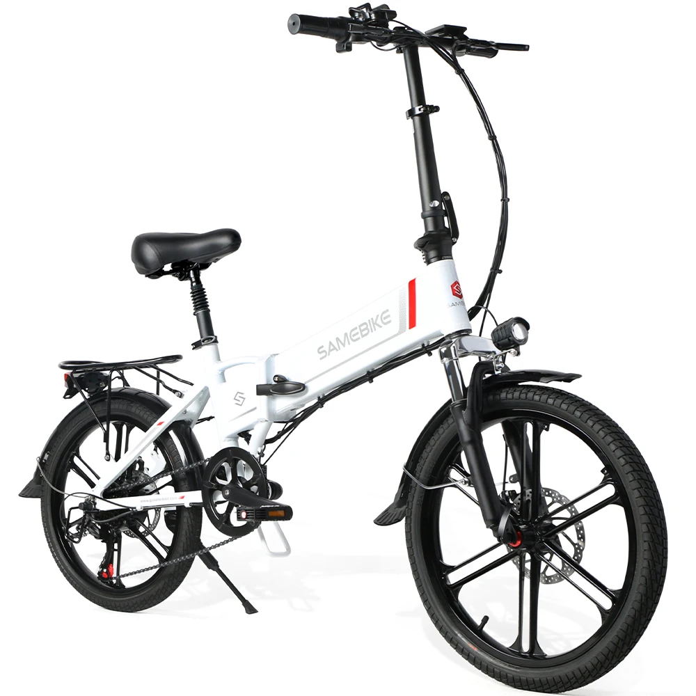 [EU STOCK]SAMEBIKE 20LVXD30-II Updated Version Folding Smart Electric Bike 48V 10.4AH 350W 20 inch 32km/h E-Bike