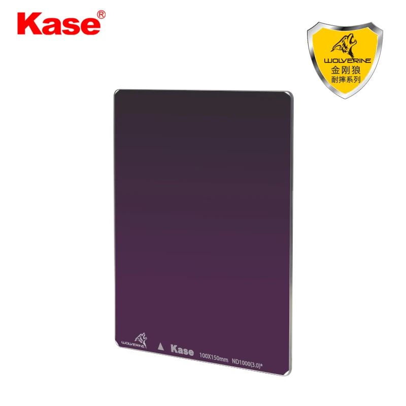 Kase Wolverine 100x150mm Square Solid Neutral Density Filter ND1000 ND3.0/ND64 ND1.8/ND8 ND0.9 Optical Glass