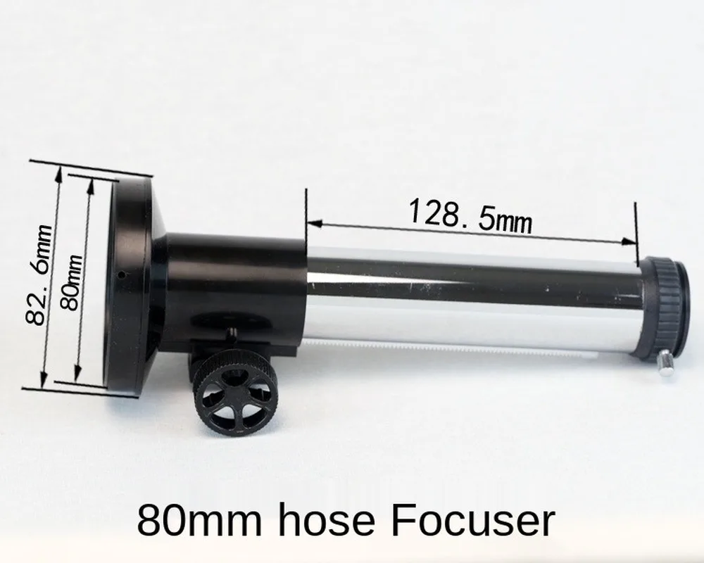 80mm Diameter Focusing Seat with Toothed Plastic 1.25 Inch DIY Accessories  Refraction Series Long Tube Focusing Seat