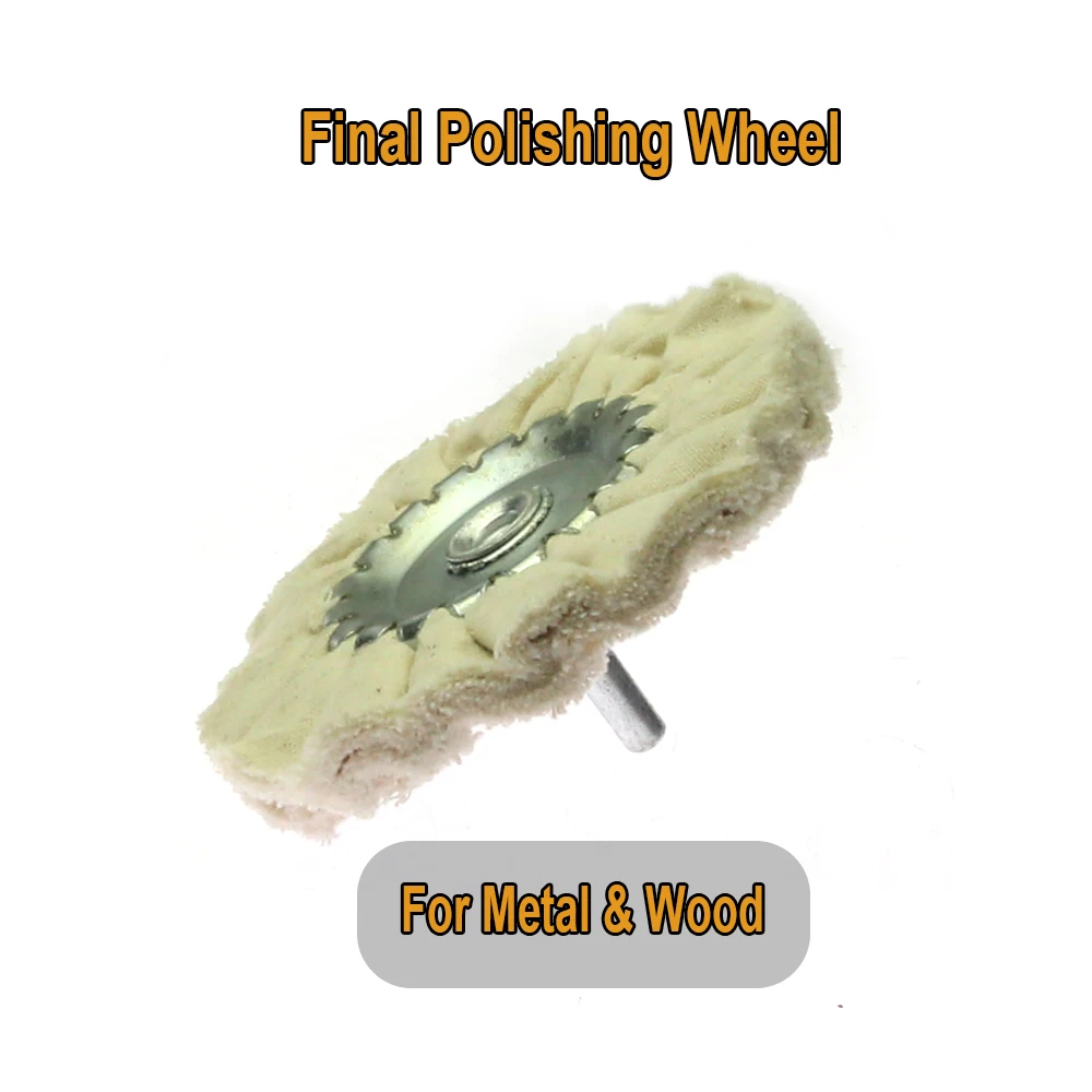 Set Roda Pemoles 5 In 1 untuk Alat Rotari Bor Pengasah Kayu Logam