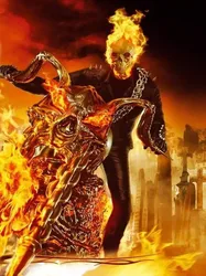 5D Full Square/Round Diamond Painting Ghost Rider Art Rhinestone Diamond Embroidery Diamond Needlework Home Decor