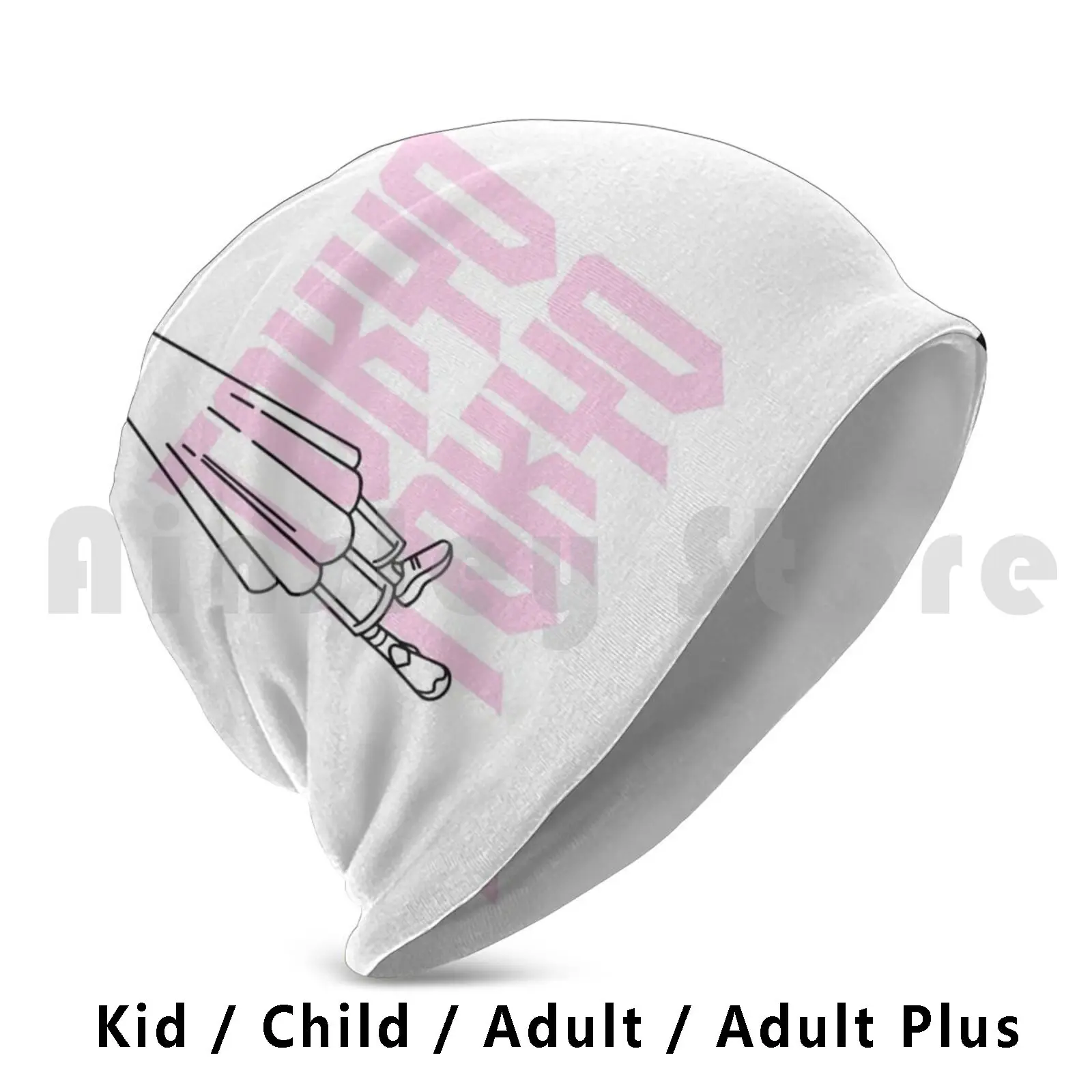 Tokyo Boys Beanie Hedging Cap DIY Print Cushion Tokyo Anime Japan Manga Japanese Ghoul Kawaii Blue Pastel