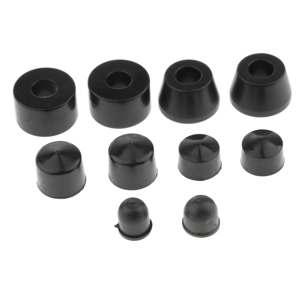 Lot de douilles pivotantes pour skateboard, 10 pièces, accessoires de remplacement pour longboard cruiser