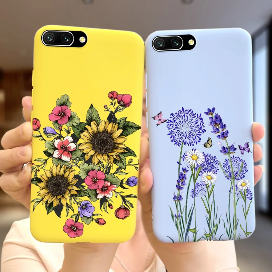 For Huawei Honor 10 Case Honor 10 Cover Soft Silicone Stylish Candy Painted Fundas For Honor 10 Honor10 COL-L29 Cases Coque Capa