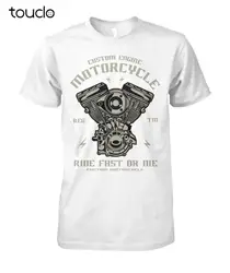 Engine Motorcycle Ride Fast Or Die Funny Casual Short Sleeve Tshirts Biker Tee Shirt Custom Mans Womens Unisex Shirt T-Shirt