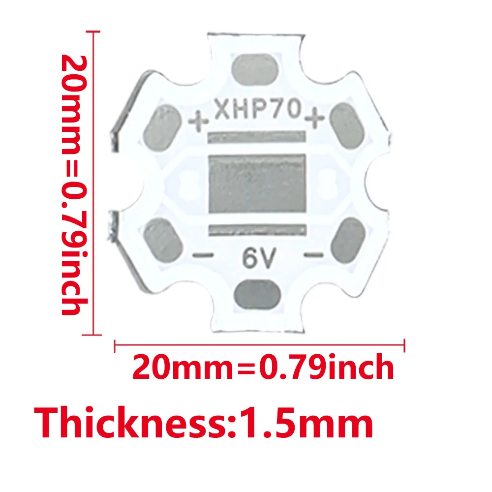 10pcs XHP50 XHP70 6V 12V Superconducting And Ordinary Aluminum Substrate Suitable For Original XHP50/XHP70 Lamp Beads