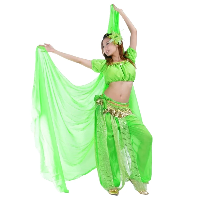 100% ผ้าพันคอชีฟอง Belly Dance ผ้าพันคอโยนเส้นด้ายผ้าพันคอผ้าคลุมไหล่ Veils สีทึบ250X120ซม.(8.2ftx3.9ft) ผู้ใหญ่แสดง Prop