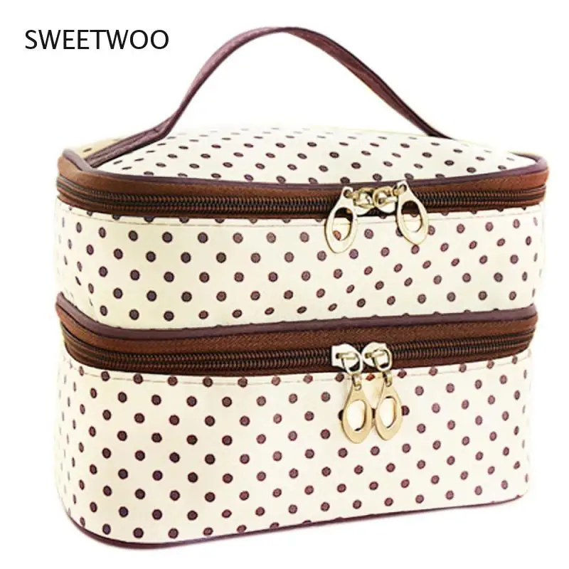 

Sale Travel Toiletry Beauty Cosmetic Bag Makeup Case Organizer Zipper Holder Handbag Bolsa De Maquillaje Trousse De Maquillage