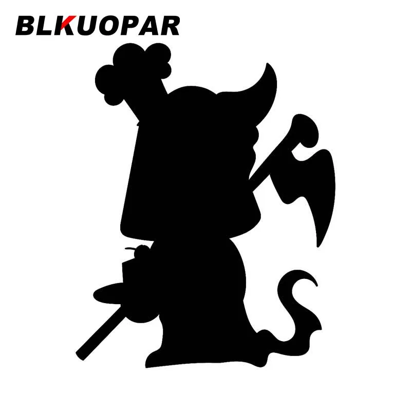 BLKUOPAR for Ghost Angel Death Halloween Brings Sweet Cake Car Stickers Creative Sunscreen Decals Die Cut Vehicle Vinyl Car Wrap