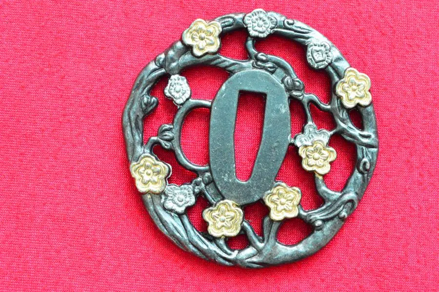 Beautiful Alloy Guard Tsuba Usually Used For Japanese Samurai Katana Sword Wakizashi Tanto Sword Katana