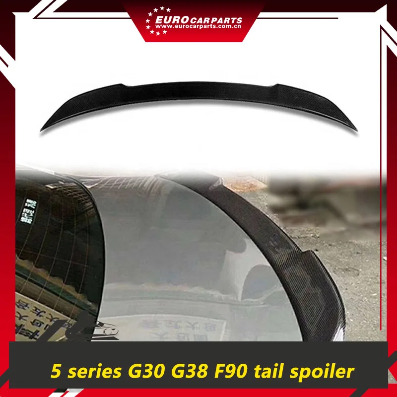 

5 Series M5 G30 G38 F90 CS Style Carbon Fiber Car Auto Back Boot Lip F90 G30 G38Trunk Spoiler Manufacturers Wings