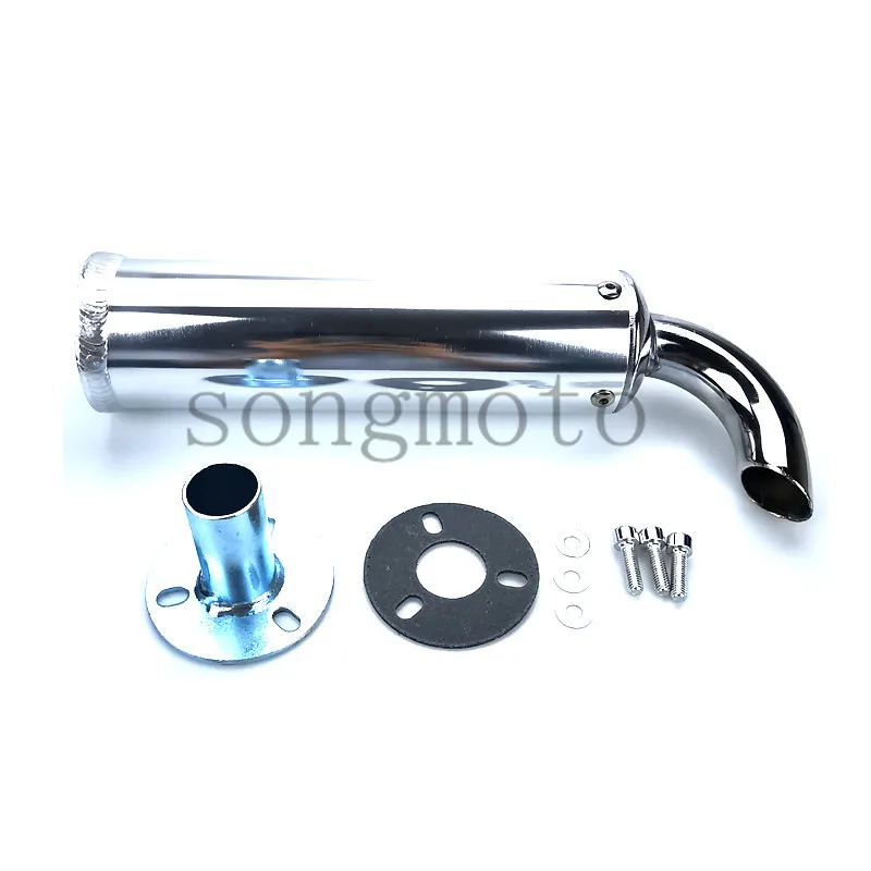 6 Color Universal metal 60X200MM Motorcycle Racing Exhaust Muffler Silence Silencer 2 Stroke Motorcycle Exhaust Pipe Muffler