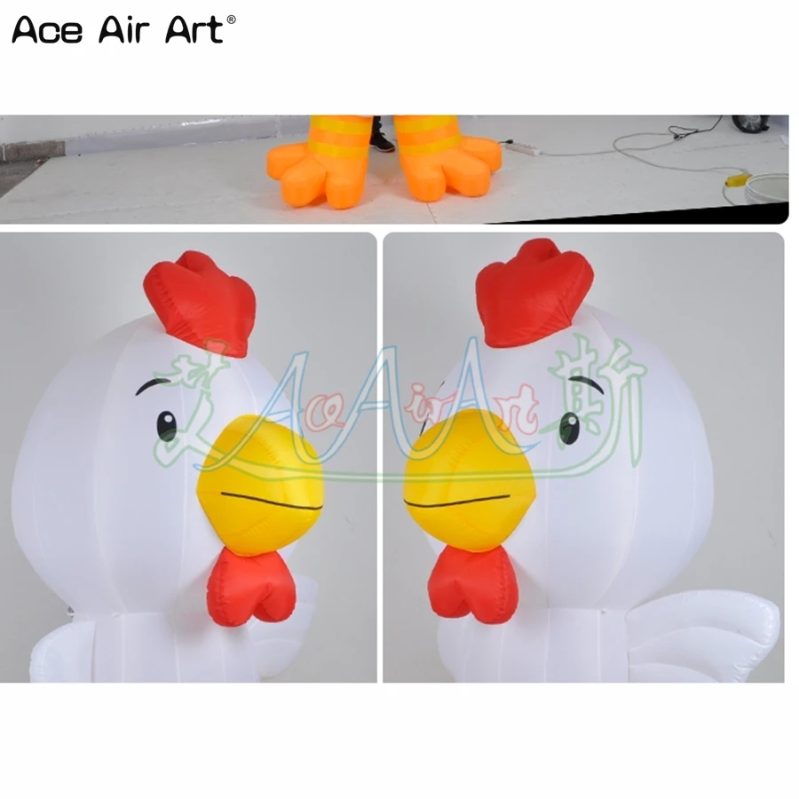 

2.5/3/4m Tall Free Postage Inflatable Chick, Lovely Inflatable Mascot Replica For Restaurant Decorations Made By Ace Air Art