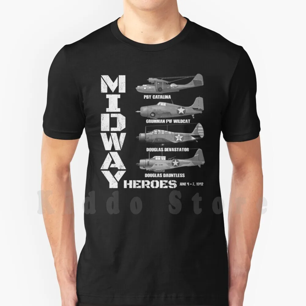 The Battle Of Midway Plane Spotting American Ww2 Planes T Shirt Cotton Men DIY Print Cool Tee Ww2 Warbirds Battle Of Midway