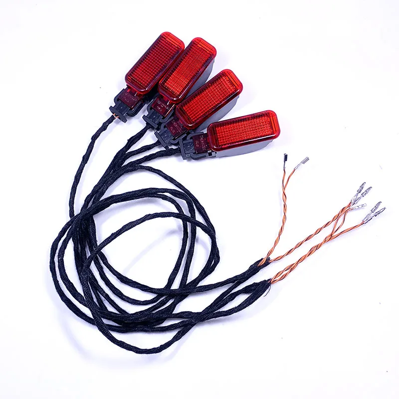 Car Interior Red Door Panel Warning Light&Cable Wring harness For A3 S3 A4 B8 S4 A5 A6 C7 S6 A7 A8 S8 Q3 Q5 Q7 TT RS3 8KD947411