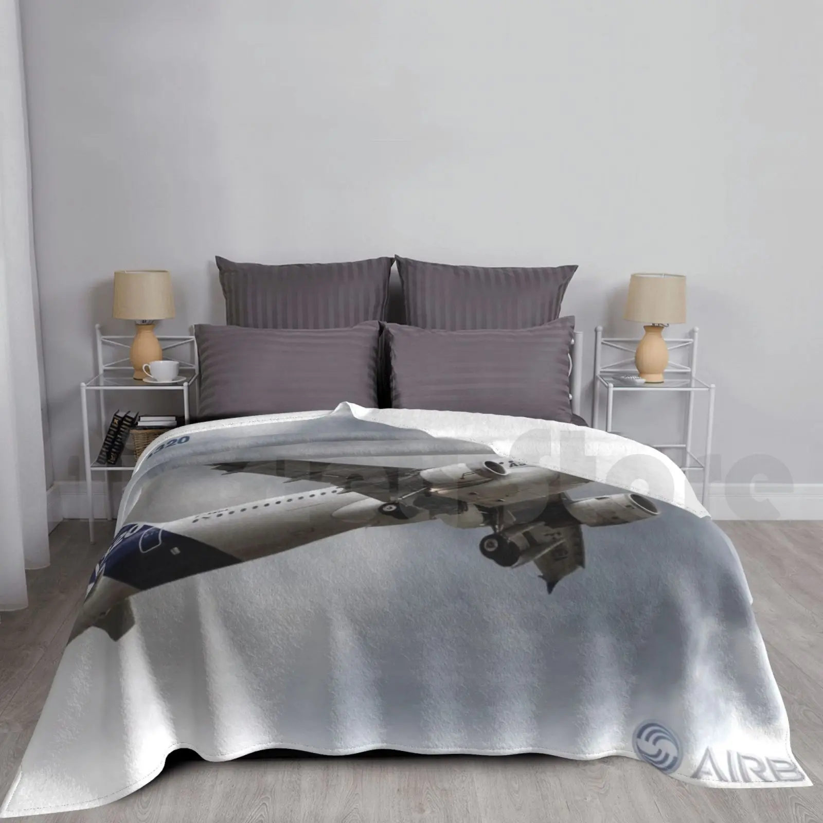 Airbus A320-Duvets , Cases , Pillows Etc Blanket Fashion Custom Airbus A320 A320 Airplane Plane Airplane Filton