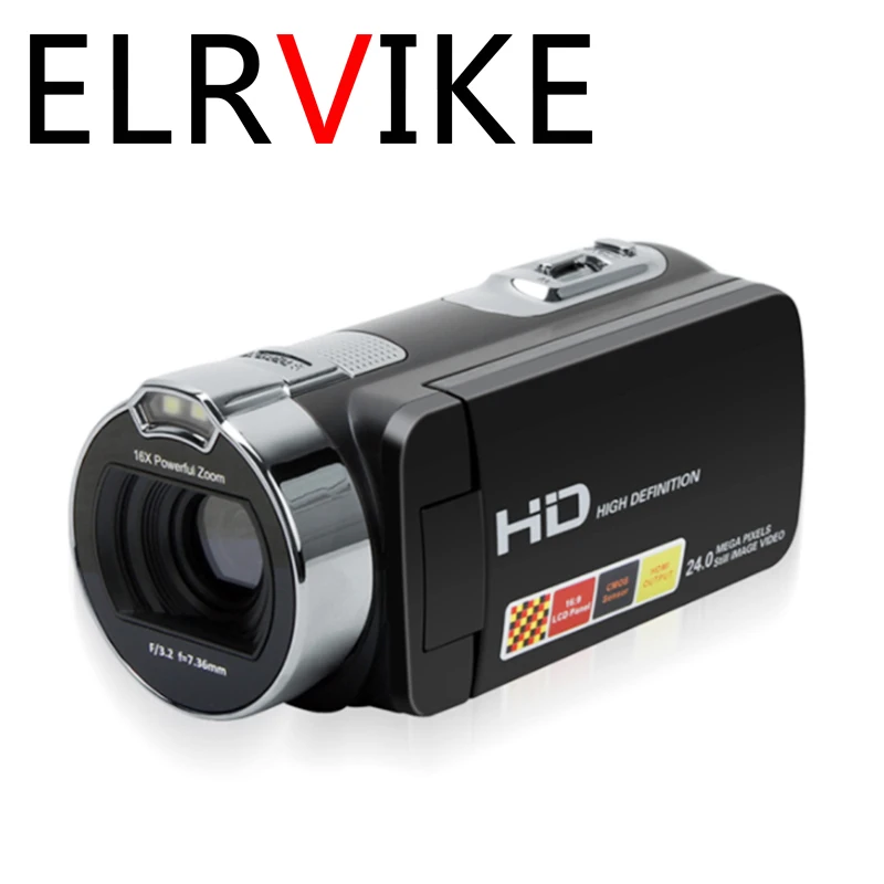 

2023 Hight Quality New Digital Camera Full HD 1080P 16x Zoom Recorder Camcorder 3'' Touch DV DVR 24MP Video Camera