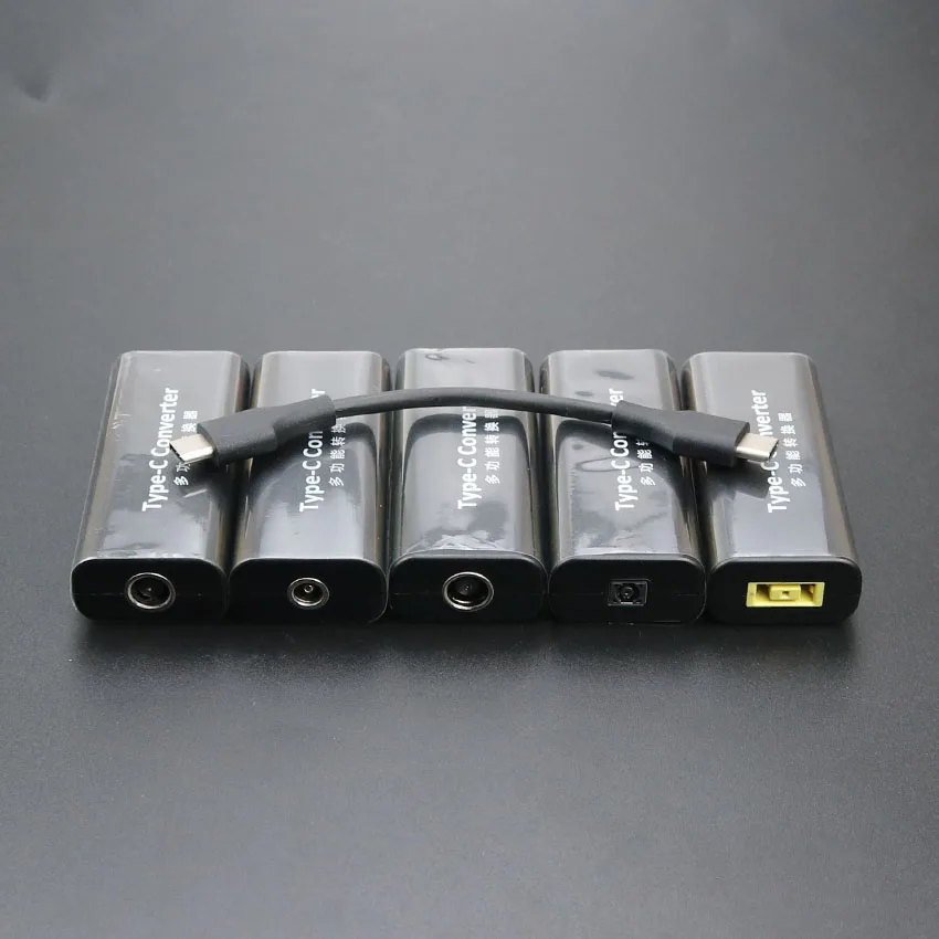 ChengHaoRan Nguồn Laptop Jack Kết Nối DC Adapter Chuyển Đổi Cho Lenovo Asus 7.4*5.0 7.9*5.5 5.5X2.1mm Đến USB Loại C