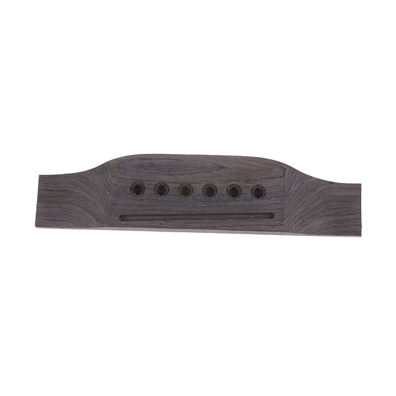 New 1Pc Guitar Parts Saddle Thru Guitar Bridge For Acoustic Guitar Rosewood Guitar Accs