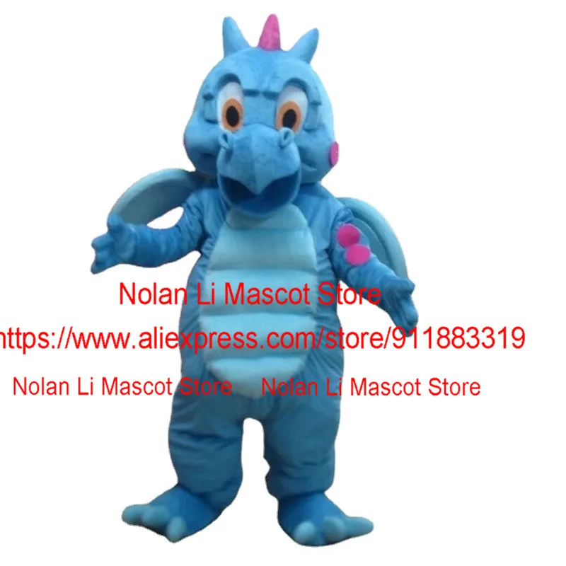 Ensemble de olympiques de mascotte Dragon bleu pour adultes, jeu de fête publicitaire unisexe, cadeau d'Halloween, 1067, offre spéciale