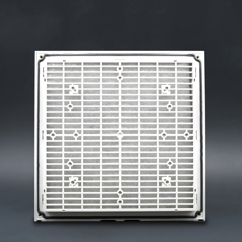 323*323*28 mm cabinet air grille, output fan filter, air filter for AC DC 25489 254mm fan FK9806