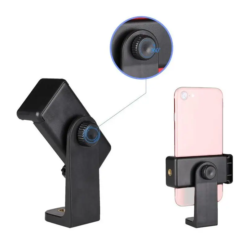 Tripod Mount Adapter Cell Phone Holder Vertical Stand For Smart Tripod Degree 360 For Iphone For Camera Phone W6W9