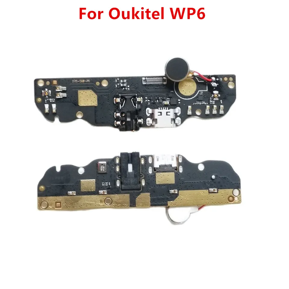 

Original Charge Dock Connector USB Board Port With Mic + Vibrator Motor Flex Cable Replacement Accessories For Oukitel WP6 Phone