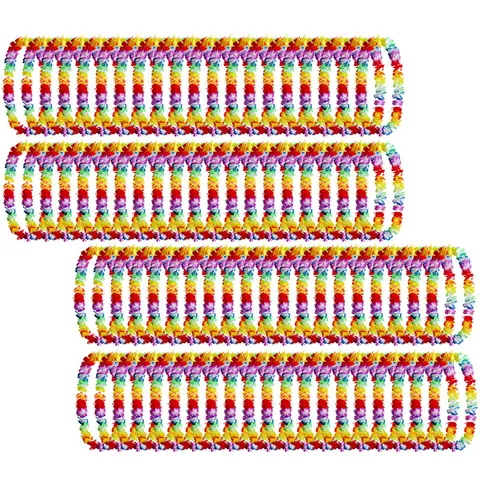 Hawaii Weihnachts kranz Tür Dekoration Hawaii Party künstliche Blumen girlande Halskette