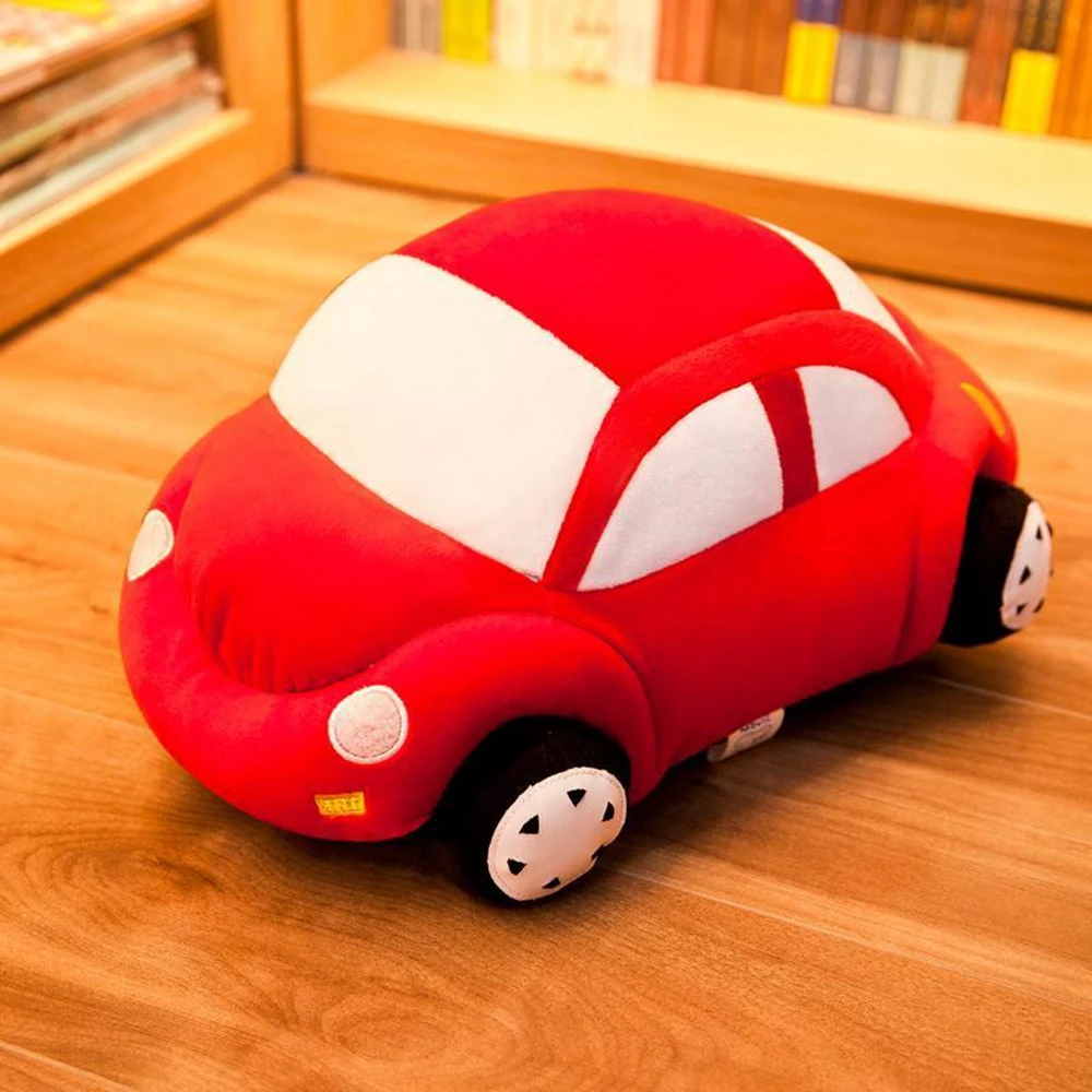 Coche de simulación de 35CM, faros de juguete de felpa, cuatro ruedas, coche pequeño multicolor, enviar regalo de cumpleaños para niño, desarrollar el coche Hobby