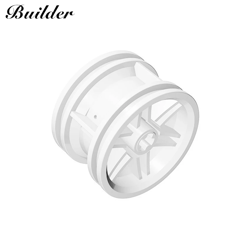 Little Builder 70695/56145 Wheel Tyre 56x22mm Technological Automobile Building Blocks DIY Assembly MOC Compatible Toy Part 1pcs