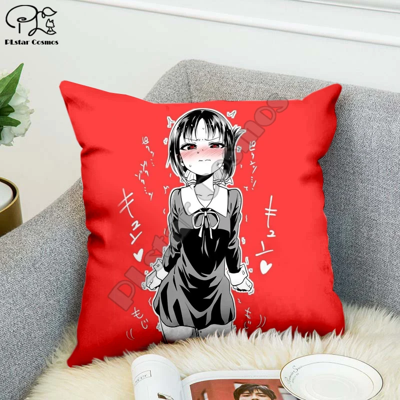 Anime girl sexy Re Zero Rem  Manga Pillow Case Polyester Decorative Pillowcases Throw Pillow Cover Square style-3