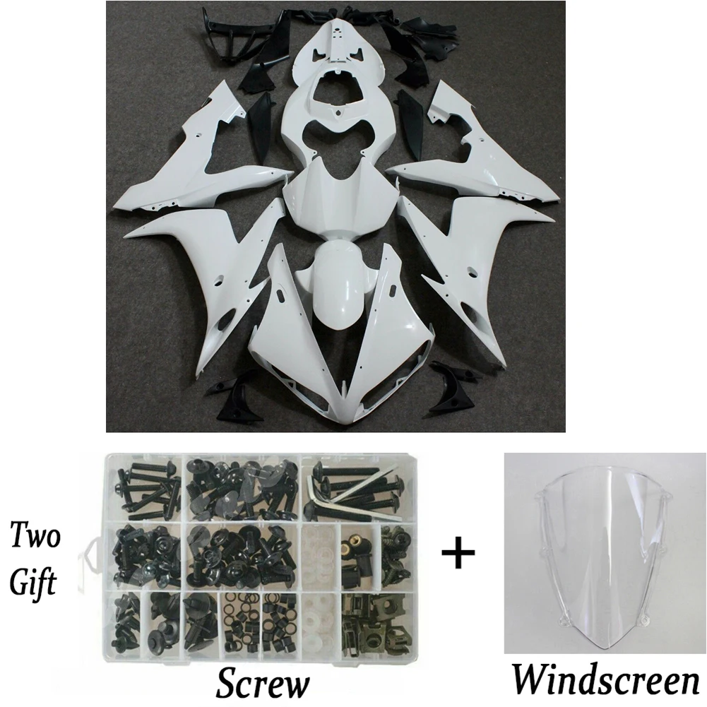 

Unpainted Injection Body Work Race Fairing Set Kit For For Yamaha YZF R1 2004 2005 2006