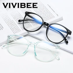 2024 Trending Office Blue Light Blocking Oversized Round Glasses Computer Women Anti Blue Gaming Big Size Men Eyeglasses Frame